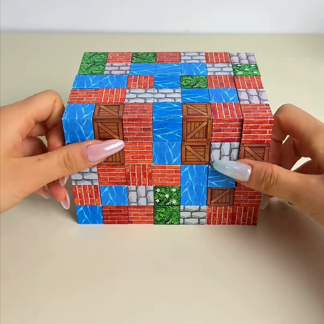 المكعبات المغناطيسية التعليمية MagnaCraft